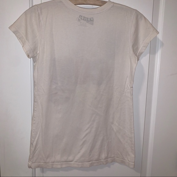 Volcom White Pink Snakeskin Print Graphic Shirt - Picture 3 of 6